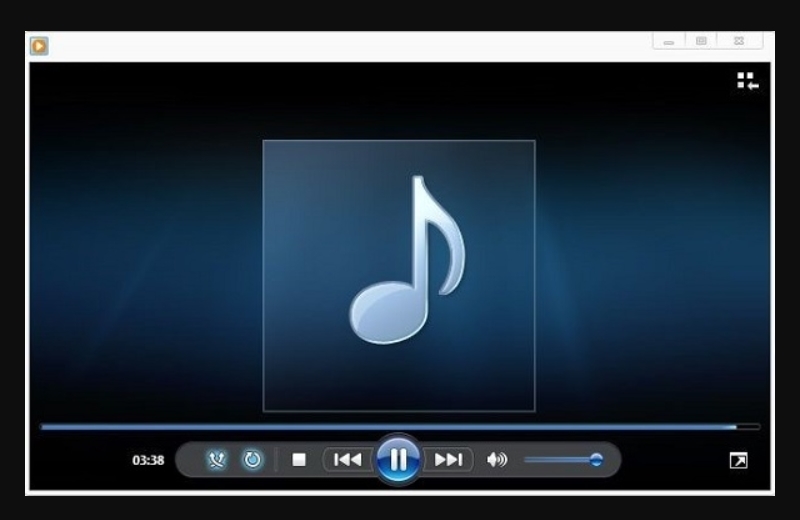 Giao diện Windows Media Player